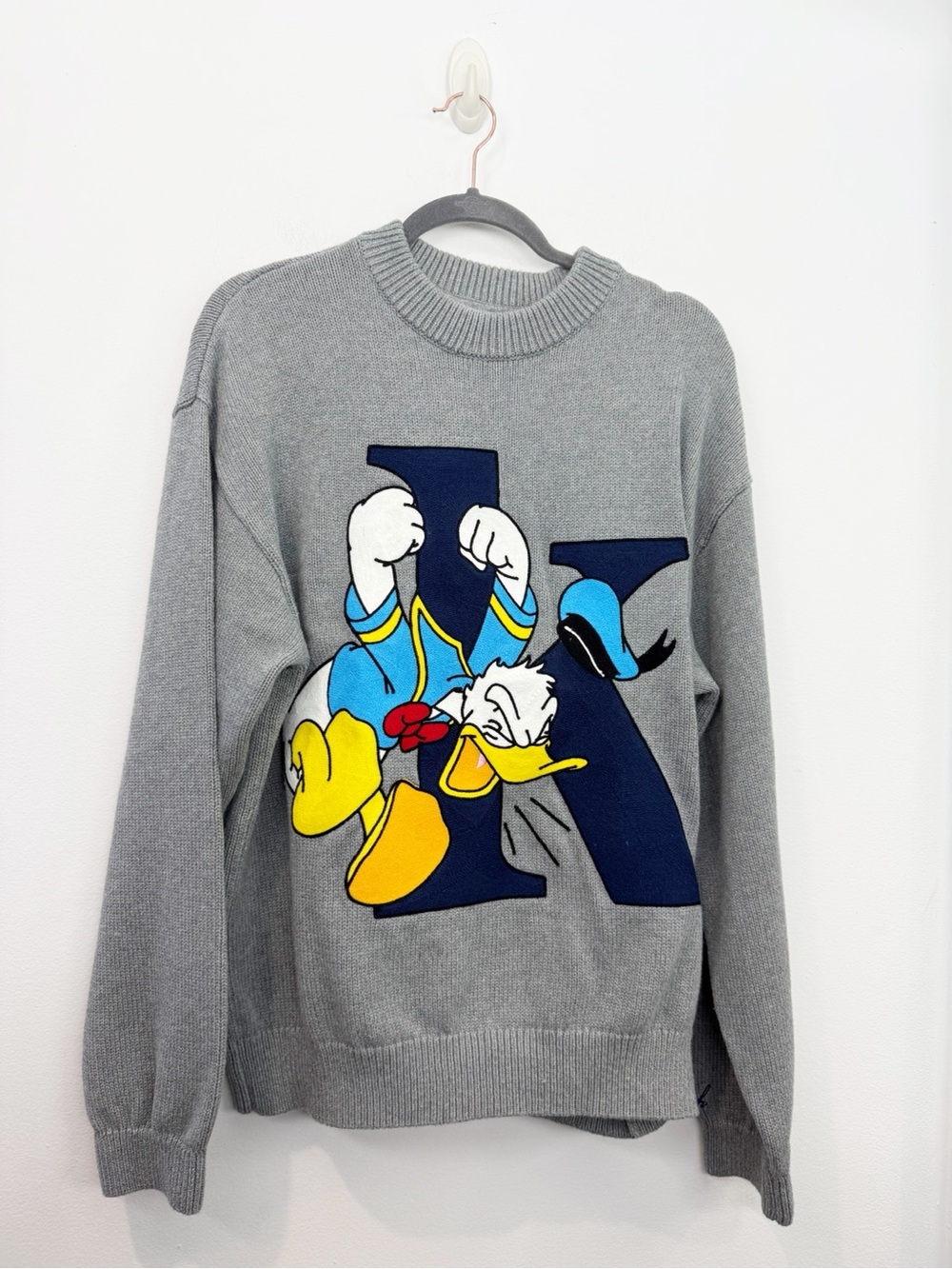 Kith X Disney Mickey & Friends Donald K Crewneck Sweater Size Medium